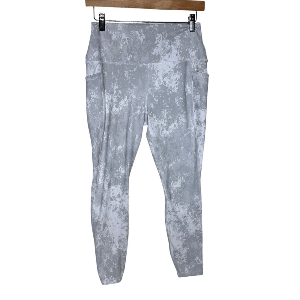 RBX Women's Ocean Ripple SuperSoft 7/8 Leggings size Large Gray